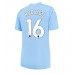 Manchester City Rodri Hernandez #16 Hjemmedrakt Dame 2023-24 Kortermet